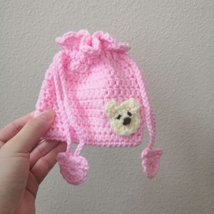 Crochet Bear Pouch
